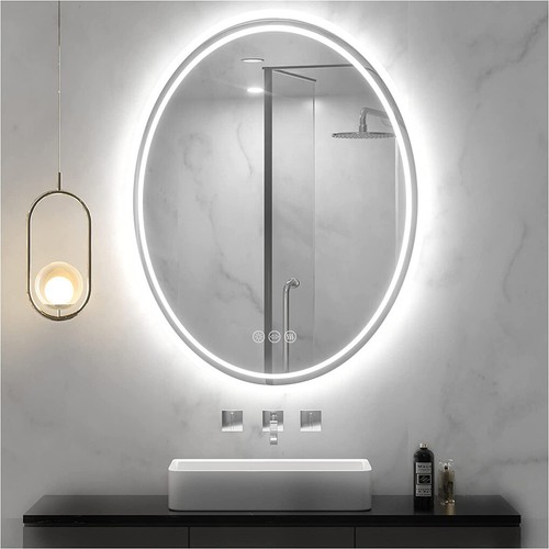 Oval led bathroom - led, with